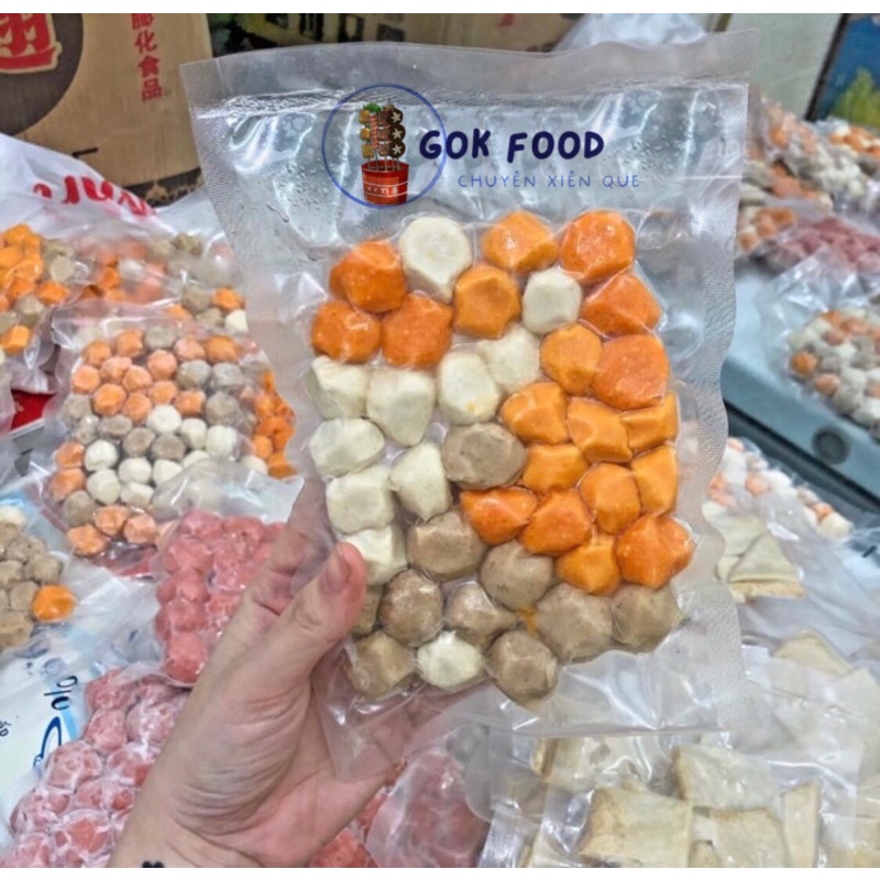 Set cá, tôm, bò, viên chiết 200g (ship Đà Nẵng)