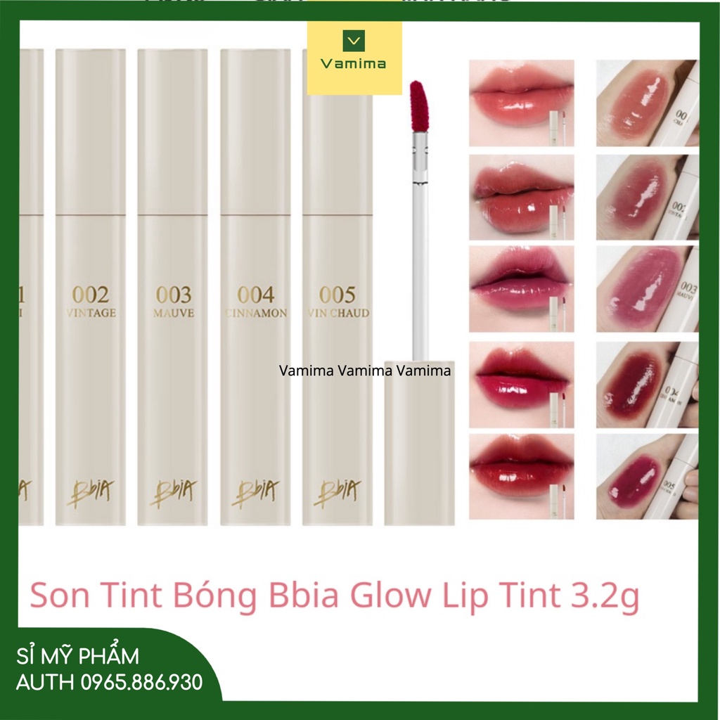 Son Tint Bóng Bbia Glow Lip Tint 3.2g/Thỏi