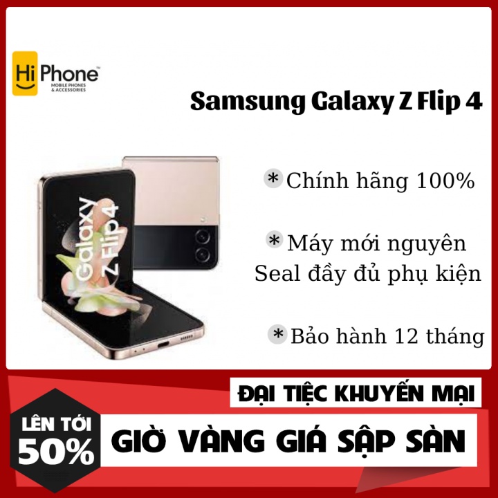 _Điện thoại Samsung Galaxy Z Flip 4 - Hàng Chính Hãng 100% - Đập hộp Fullbox đầy đủ phụ kiện