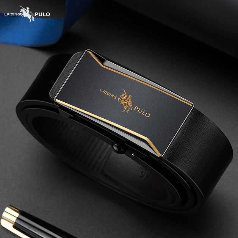 Thắt lưng nam da cao cấp, Dây nịt phong cách hàn quốc khóa tự động-M1028