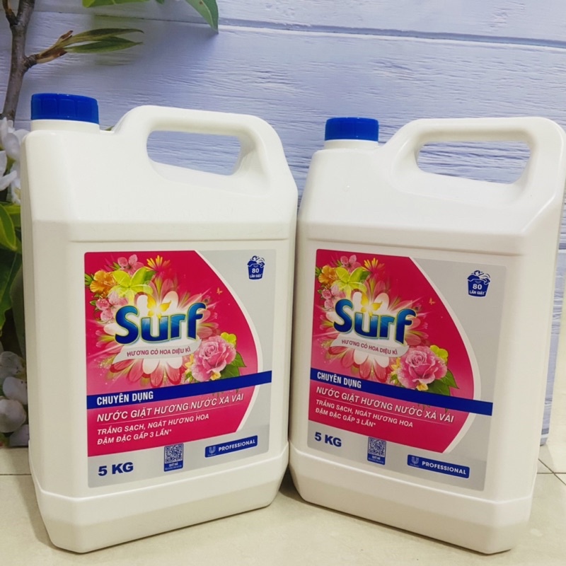 Nước Giặt Surf Can 5Kg Đậm Đặc Siêu Tiết Kiệm