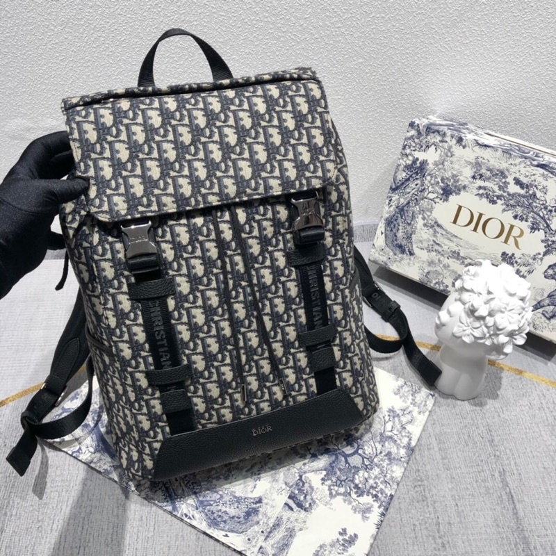 Balo thời trang unisex nam nữ túi dây rút Dior CD Explorer cao cấp hàng vip 1-1