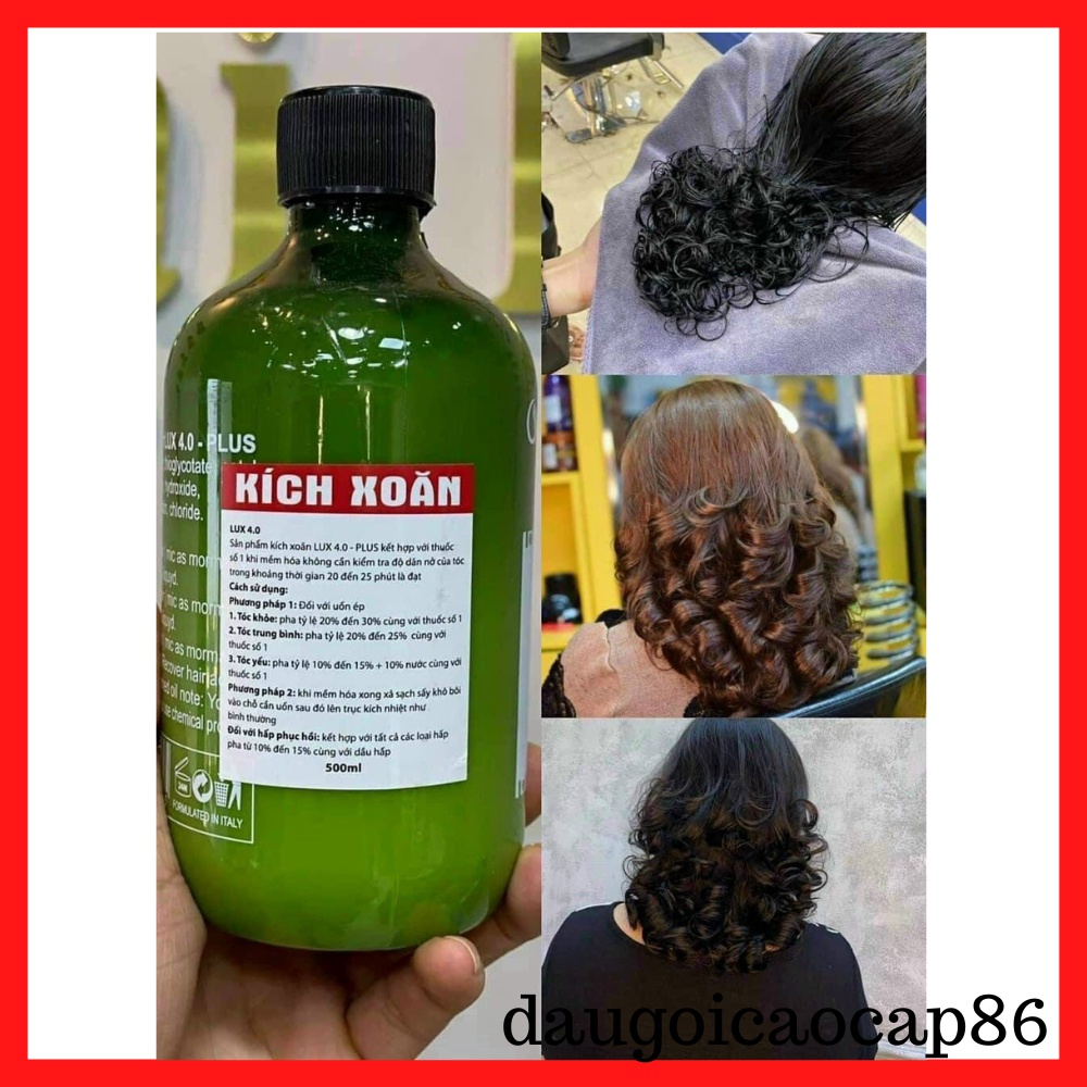 Kích Xoăn OCEAN PLUS,Kích Xoăn Tóc lux 4.0 500ml Chính Hãng  - CURLY SUPPORT