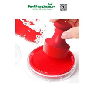 Hộp mực dấu lăn tay tròn Deli 9863