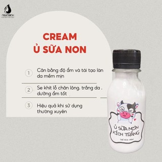 Cream Ủ sữa non làm trắng da con bò