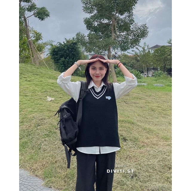 Áo gile len 1306 PUZ