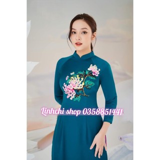 Siêu rẻ siêu phẩm 2023 áo dài thêu lụa tây thi