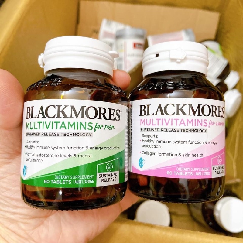 Vitamin tổng hợp cho nam / nữ Blackmores Multivitamin for Men / Women 60 viên úc mẫu mới