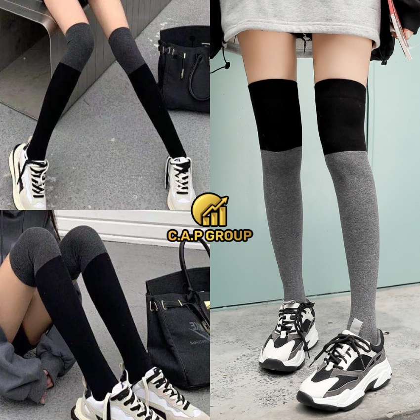Tất vớ qua đầu gối cho nữ kiểu nữ sinh Nhật Bản cổ cao style Hàn Quốc cosplay học sinh