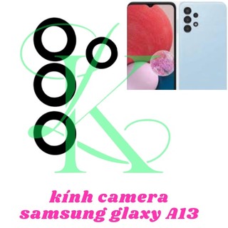 Mặt kính camera SM A13 sẵn keo dán