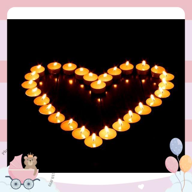 Nến thơm hình tròn, tim tealight ( 50c) trang trí tiệc sinh nhật. cầu hôn, decor phòng ngủ, kỷ niệm