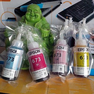 ✅Bộ Mực in 6 màu Epson T673 mực máy in Epson L800 / L810 / L805 / L850 / L1800 nhập khẩu