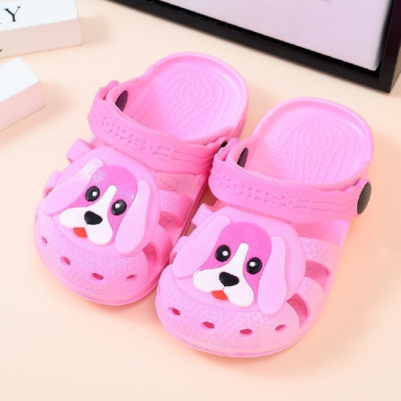Dép Sandal Đế Mềm Chống Trượt Đục Lỗ Họa Tiết Hoạt Hình Thời Trang Mùa Hè Cho Bé Trai Và Gái