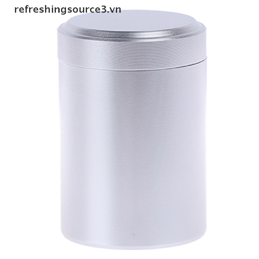 1 Hũ Đựng Trà Bằng Nhôm Kín Khí Chống Kín Khí Màu Bạc 3.vn