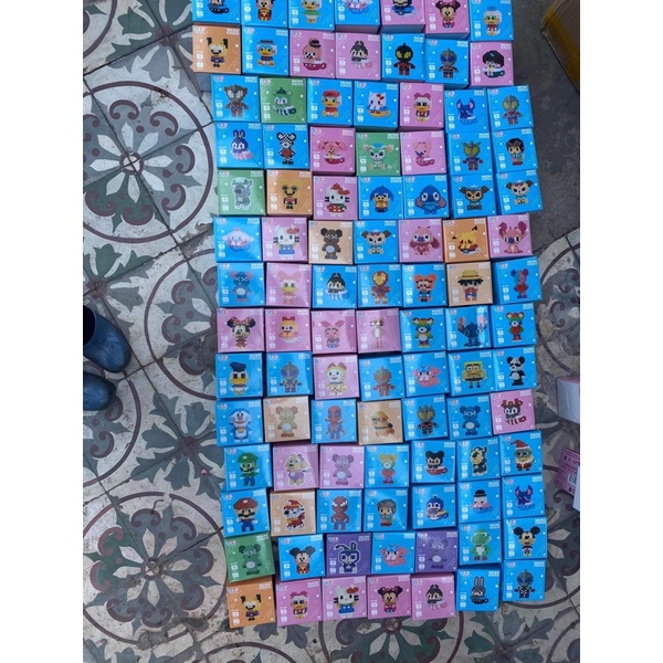 Mô hình lắp ráp động vật, lego mini