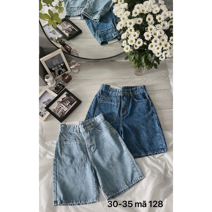Quần Jean Ngố Cotton Túi Kiểu Ống Rộng Big Size (60-85kg)