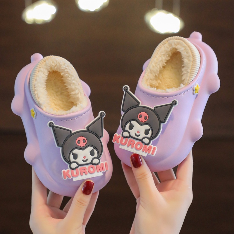 Dép Sục Bông Đi Trong Nhà Hình Mèo Hello Kitty Dễ Thương