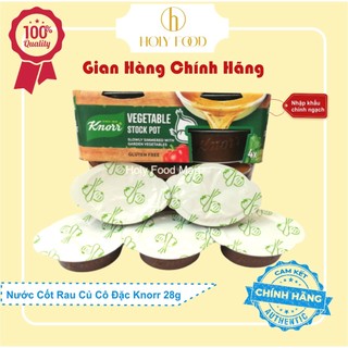 [ XẢ KHO CẬN DATE BBE 04/2023 ] Nước Cốt Rau Củ Cô Đặc Knorr Vegetable Stock Pot 28g