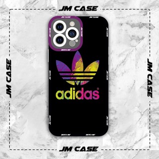 Ốp lưng iphone và samsung xiaomi oppo cạnh vuông JMCase Adidas Fashion Brand Họa Tiết Màu Loang