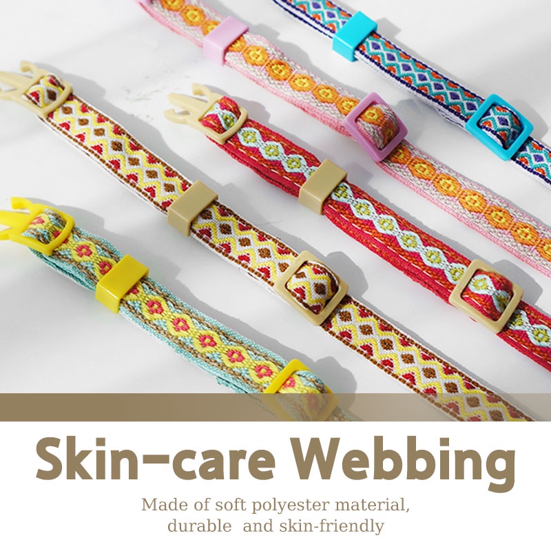 HamshMoc Vòng Cổ Mềm Mại Tháo Lắp Nhanh Có Chuông Điều Chỉnh Được Cho Thú Cưng