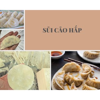(Ship tỉnh) Vỏ sủi cảo hấp tròn,dimsum 500g 9cm siêu ngonhút chân ko có ship tỉnh