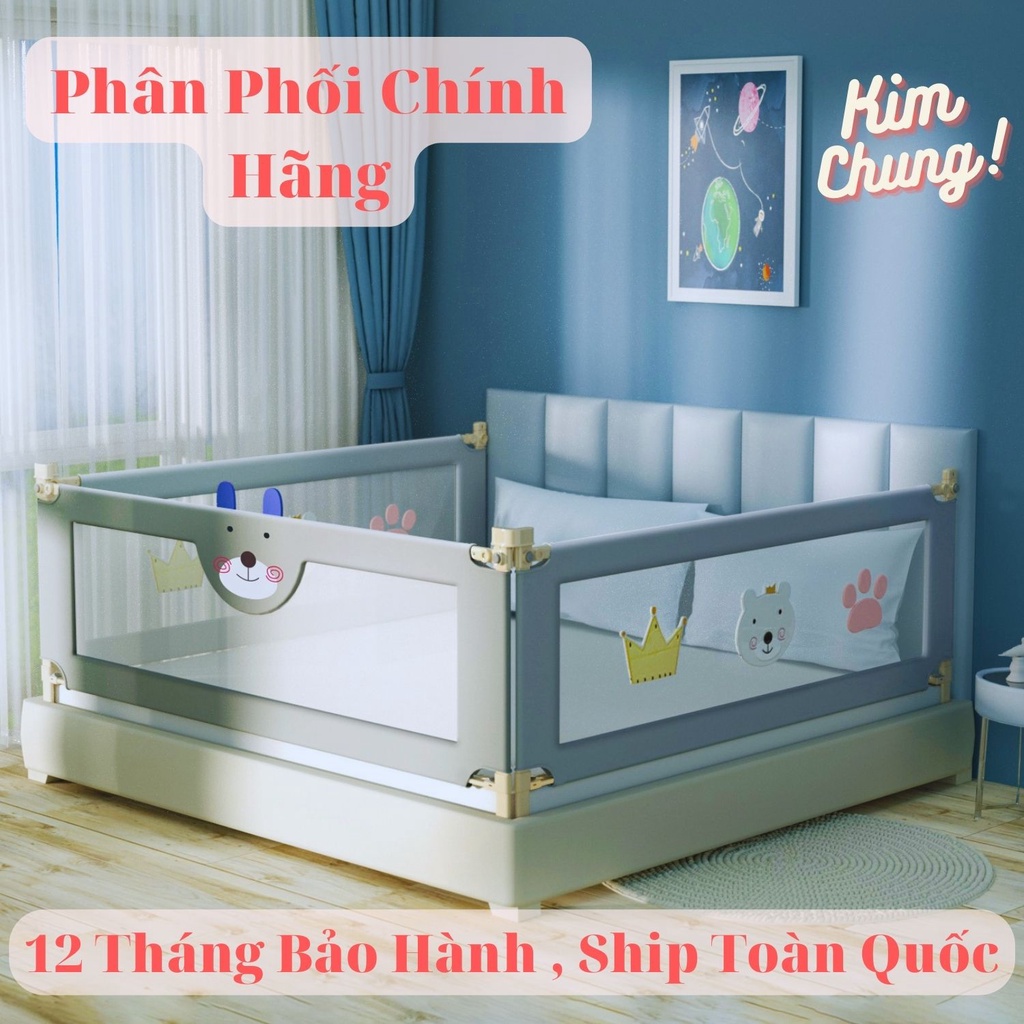 Thanh chắn giường bản nâng cấp cao hơn 30cm nâng hạ 1 bên (mẫu mới 2022)