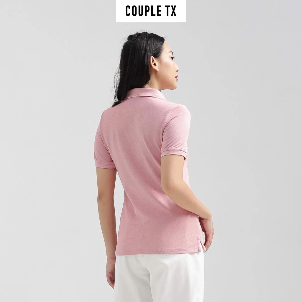 Áo Polo Nữ Basic Couple TX Thêu Logo