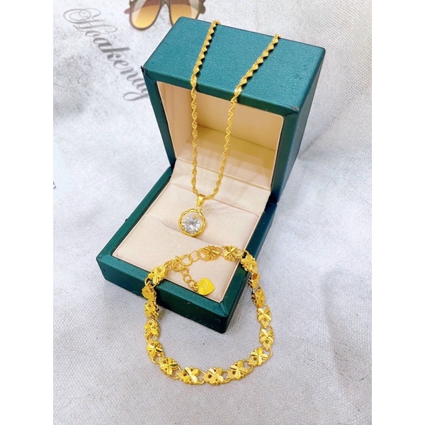 Dây mặt hoa đá 89.000(Tặng lắc tay Long Phụng, giá cũ 139k)
