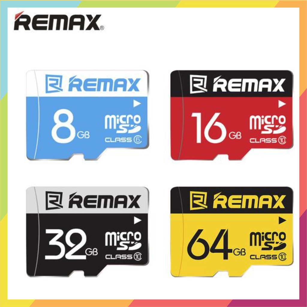 Thẻ Nhớ Remax 8G - 16G - 32G - 64G chính hãng