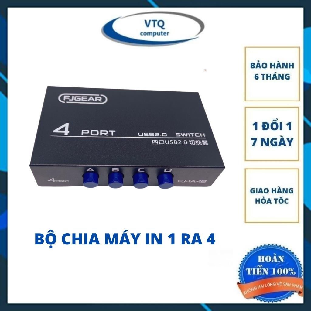 Bộ chia máy in ra 2 cổng, 4 cổng, bộ chia máy in 1 ra 2, 1 ra 4. bảo hành 6 tháng.shopphukienvtq