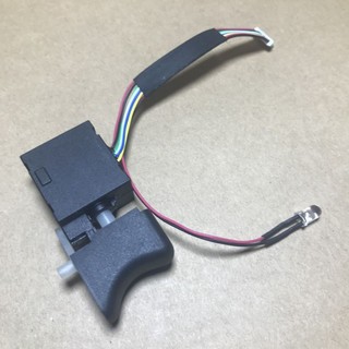 Công tắc máy khoan pin, cò máy khoan pin, máy siết bulong có điều tốc có gắn đèn led