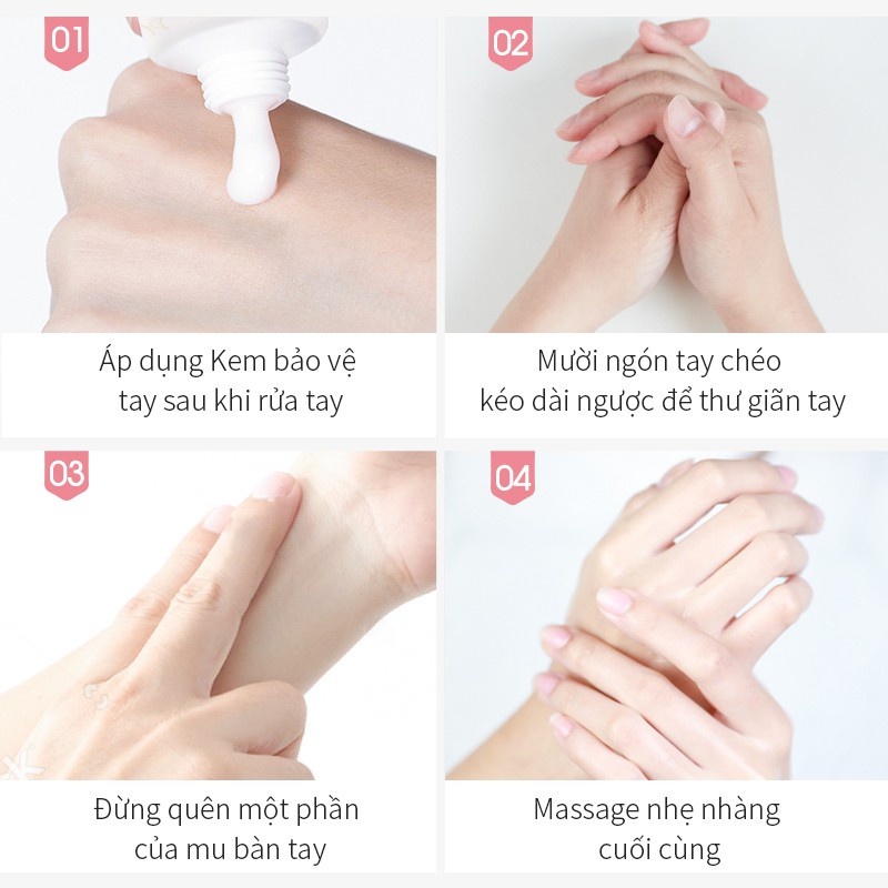 Kem Dưỡng Da Tay & Móng Tay Vaseline Hàn Quốc Deep Moisture Hand & Nail Cream 60ml PL082