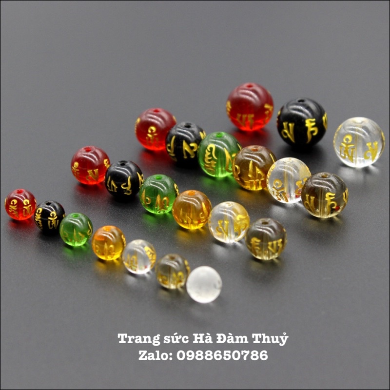 Hạt Đá Khắc Chữ Bình An dùng để Mix vòng 🍀🥰🤩