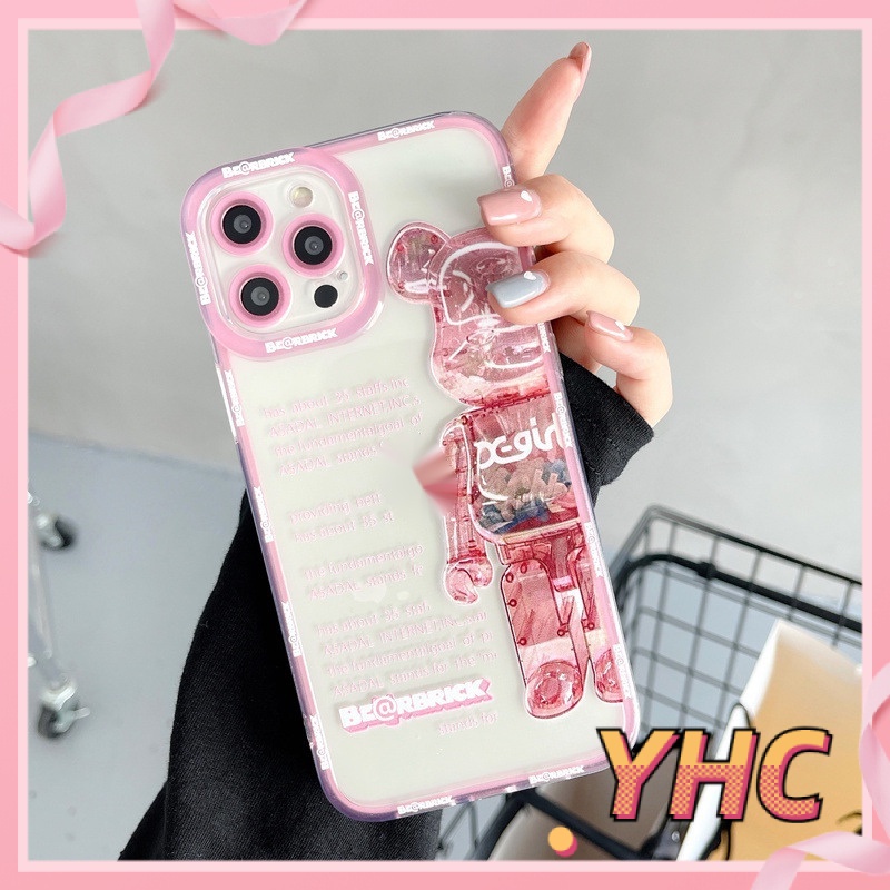 Ốp điện thoại gấu hoạt hình thích hợp cho iPhone 6/6S Plus/7/7plus/8/8plus/X/xr/xs/11/12-243