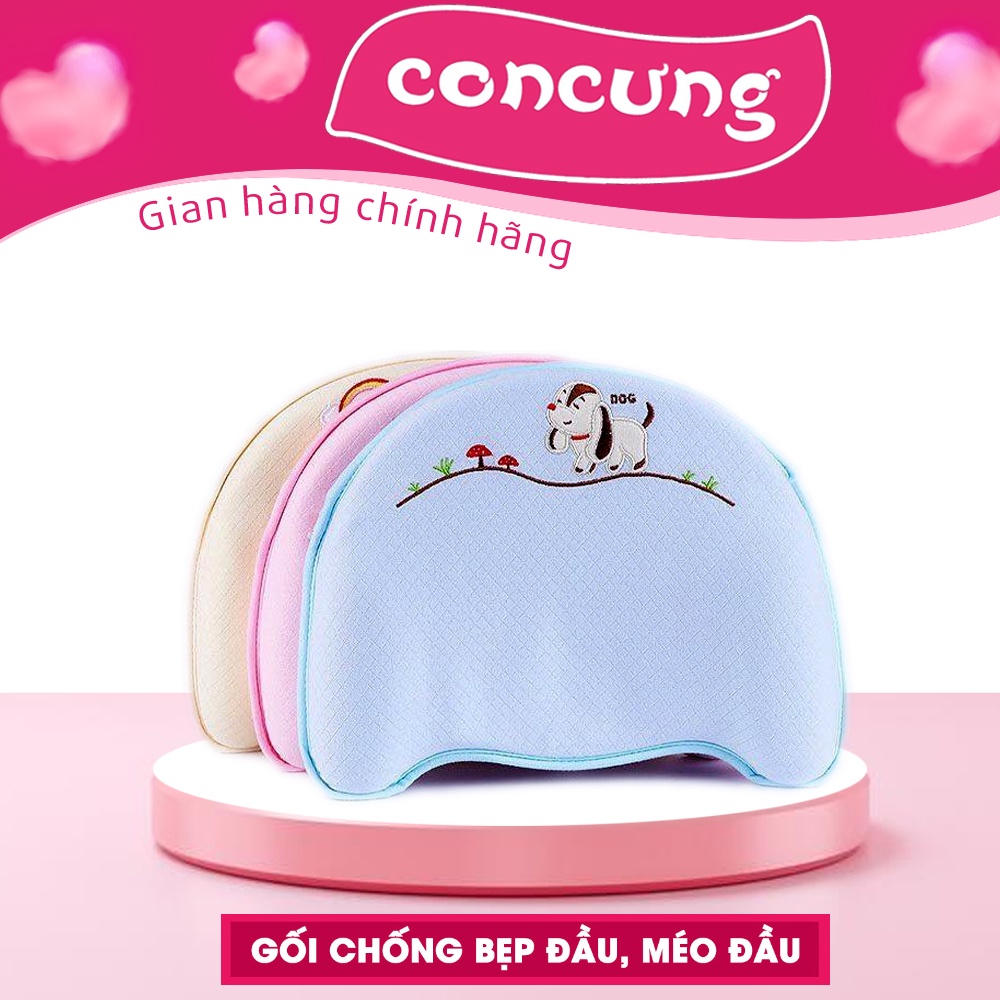Gối Cao Su Non, Gối Chống Bẹp Đầu, Méo Đầu, Nghẹo Cổ Cho Trẻ Sơ Sinh