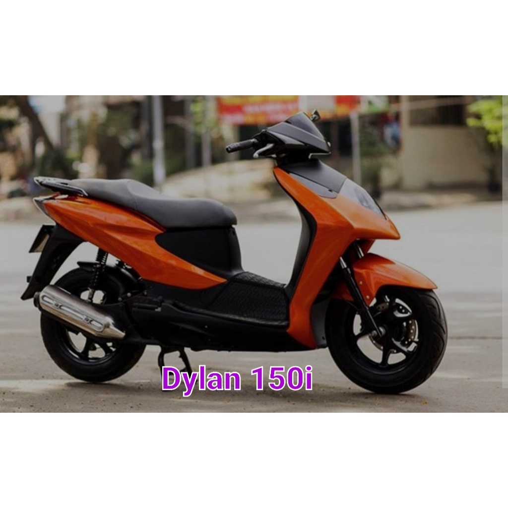Combo Ôp dè xe Dylan 150i + 1 tem logo titan HONDDA  giá 1 bộ tại xưởng INOX Vũ