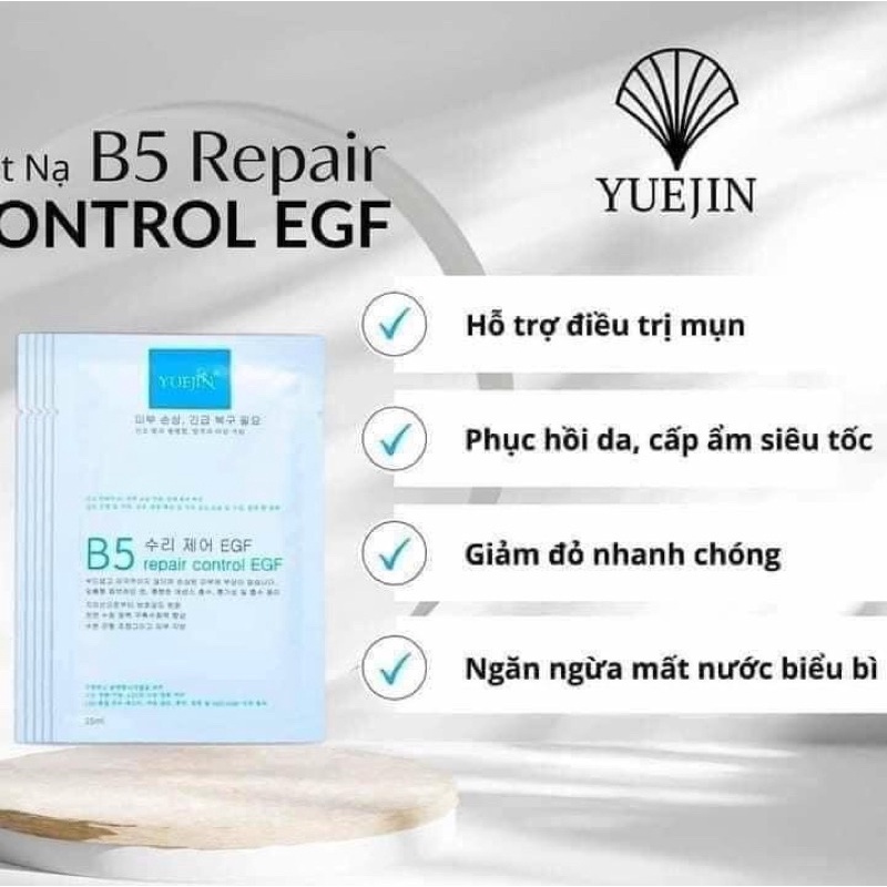 1 Mặt nạ b5 yuejin phục hồi da cấp ẩm sâu dùng được cho mọi loại da kể cả da yếu sau lazer 25g