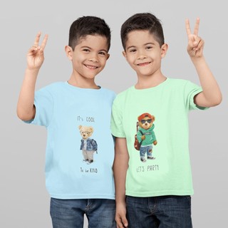 Áo thun cotton trẻ em co giãn 4 chiều mềm mát từ 20 -70kg