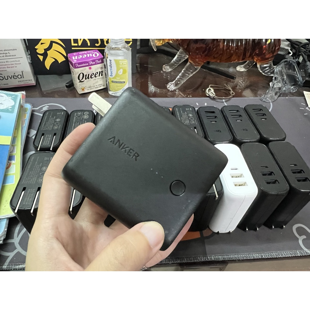 Xả hàng Củ Sạc Kiêm Pin Dự Phòng Anker PowerCore Fusion 5000mah - A1621