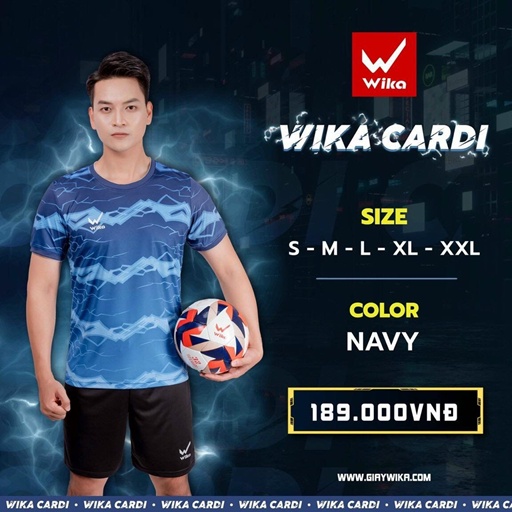 Bộ Đồ Đá Bóng Không Logo Chính Hãng Wika Cardi Màu Sắc Tươi Sáng Nổi Bật Kiểu Dáng Khỏe Khoắn Năng Động