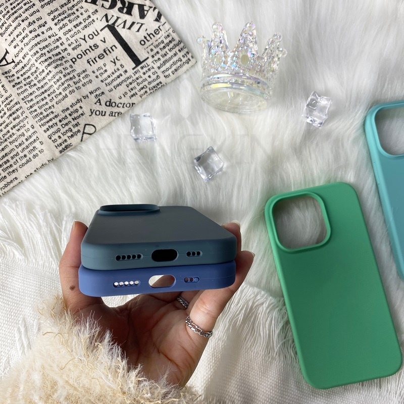 Ốp Điện Thoại Silicon Dẻo Chống Rơi Cho iPhone 12 12 promax 13 promax 14 plus 14 promax