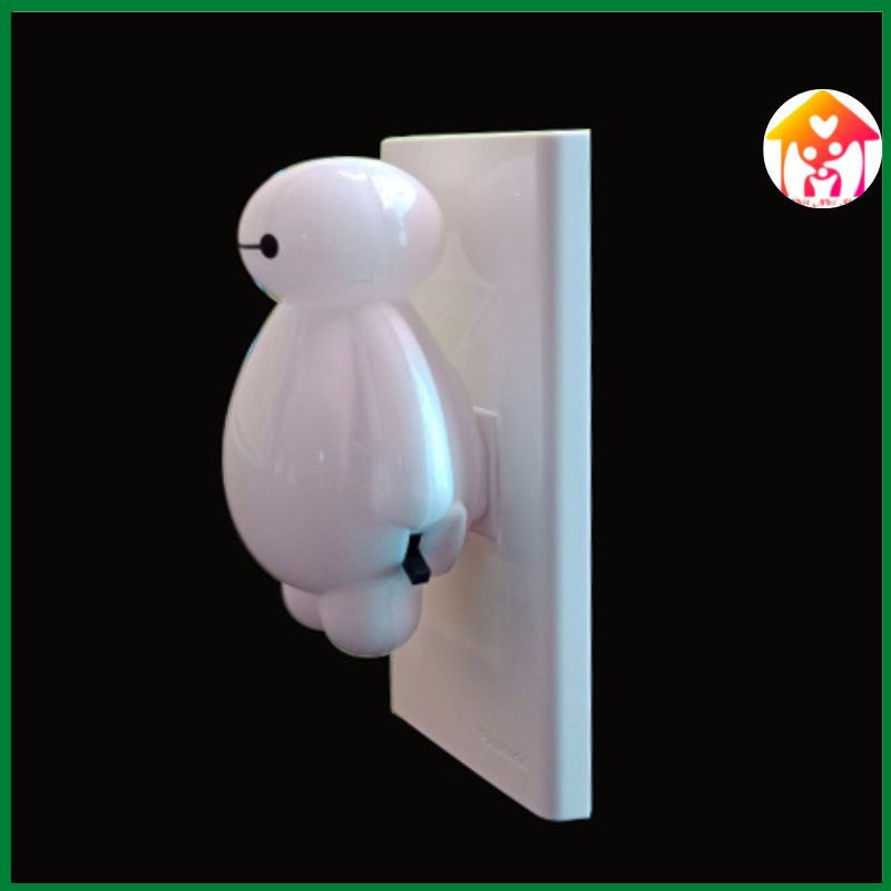 Đèn Ngủ LED Hình Người Tuyết Đáng Yêu-Đèn Ngủ LED Baymax Cho Bé