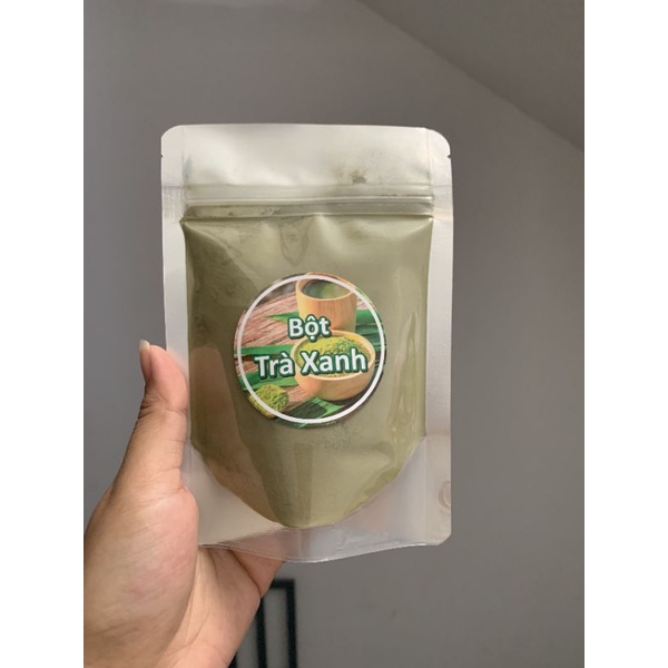 Bột trà xanh đắp mặt túi 100g