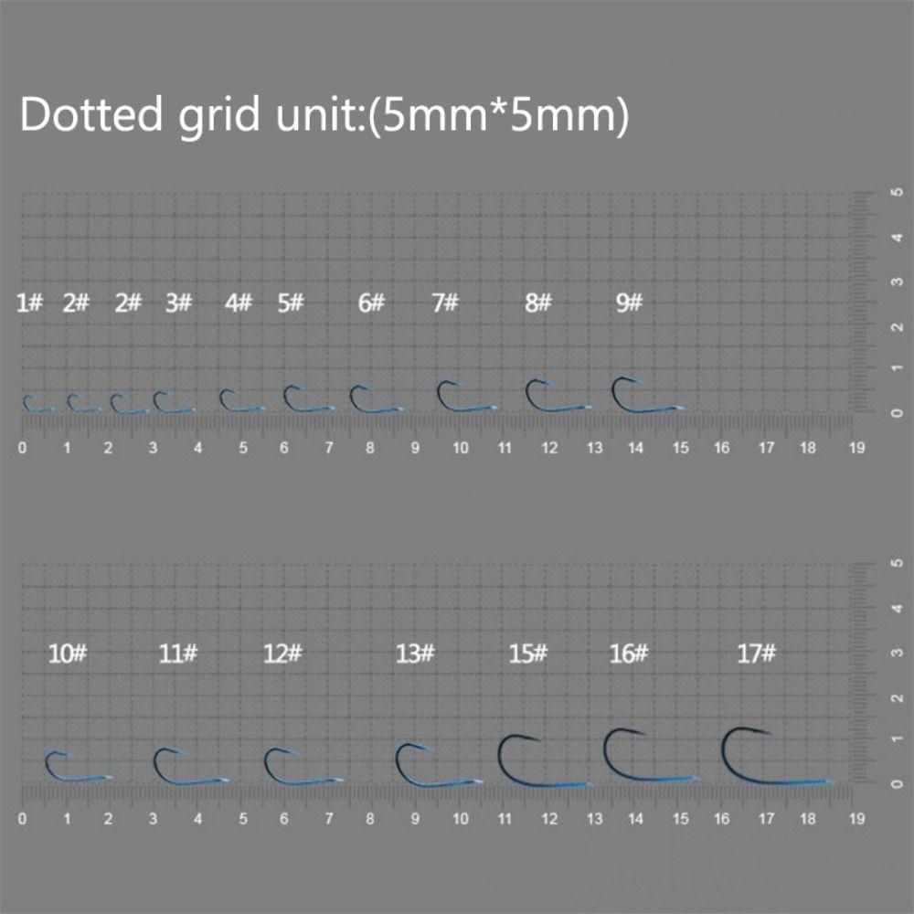 PATRICIA Móc Câu Cá Đầu Phẳng Chất Lượng Cao