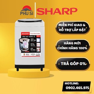 Es-w82gv-h - máy giặt sharp 8.2 kg es-w82gv-h