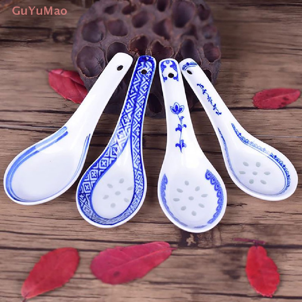 1 Muỗng Sứ Trung Quốc Ăn Súp / Súp / Cơm / Súp Tiện Dụng Cho Nhà Bếp PRTA