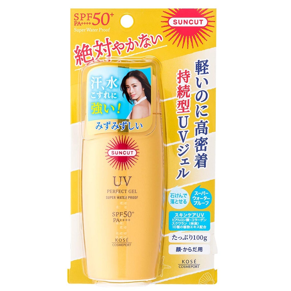 Chống Nắng Dạng Gel Kose Suncut UV Gel Super Water Proof SPF 50+/PA++++ Tăng Khả Năng Chống Nước