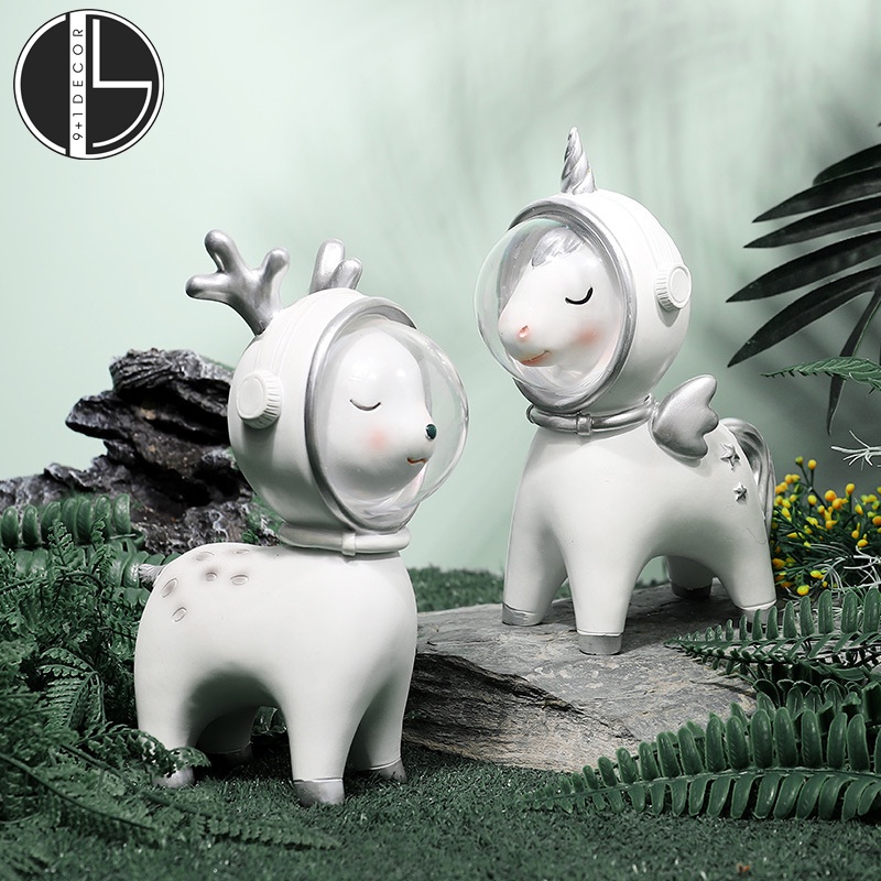 Tượng Hươu và Kỳ Lân phiên bản cao cấp sắc nét từng chi tiết