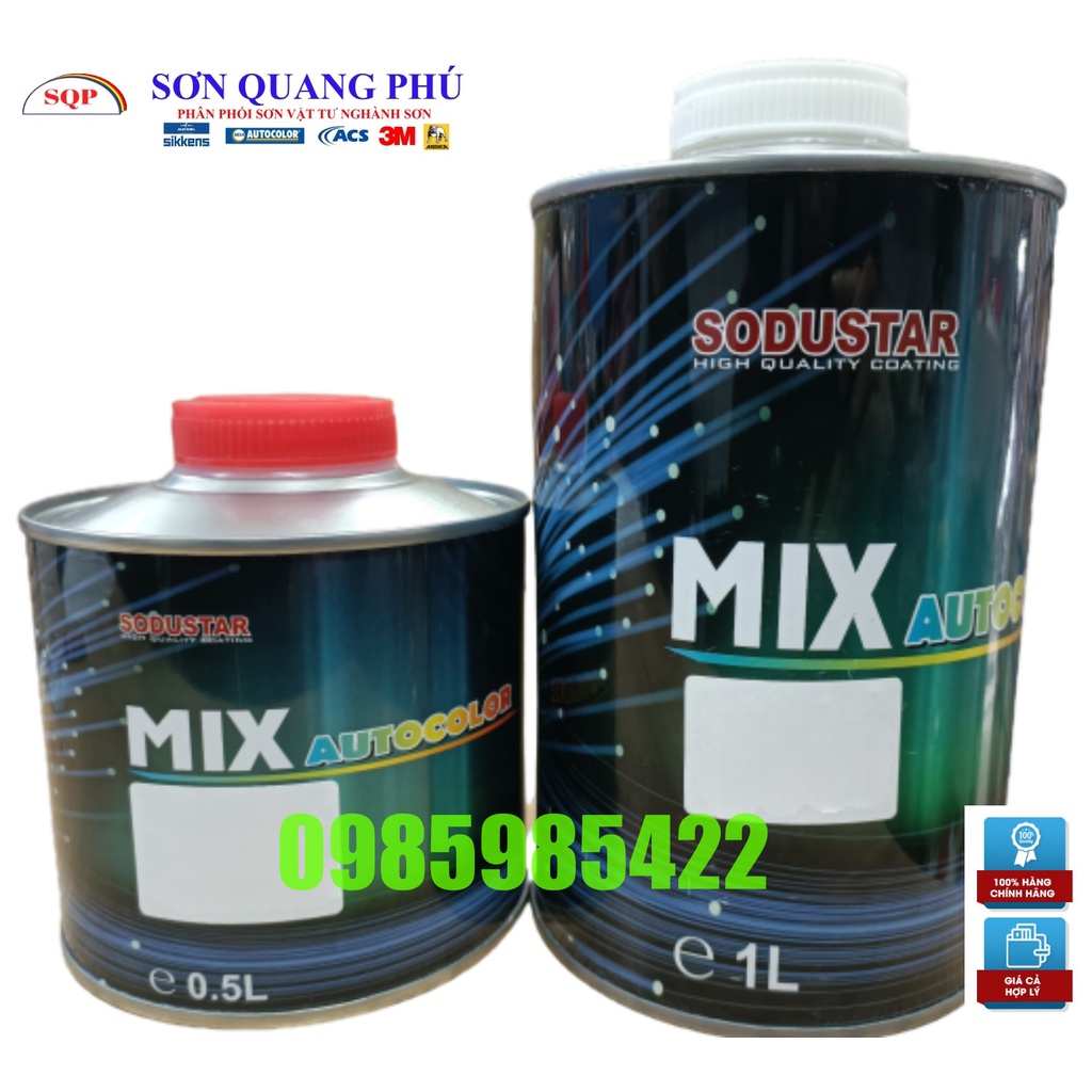 Dầu bóng mờ MIX độ mờ 100%, 90%, keo bóng mờ MIX, VSM 1 cặp 1.25 Lít SONQUANGPHU323