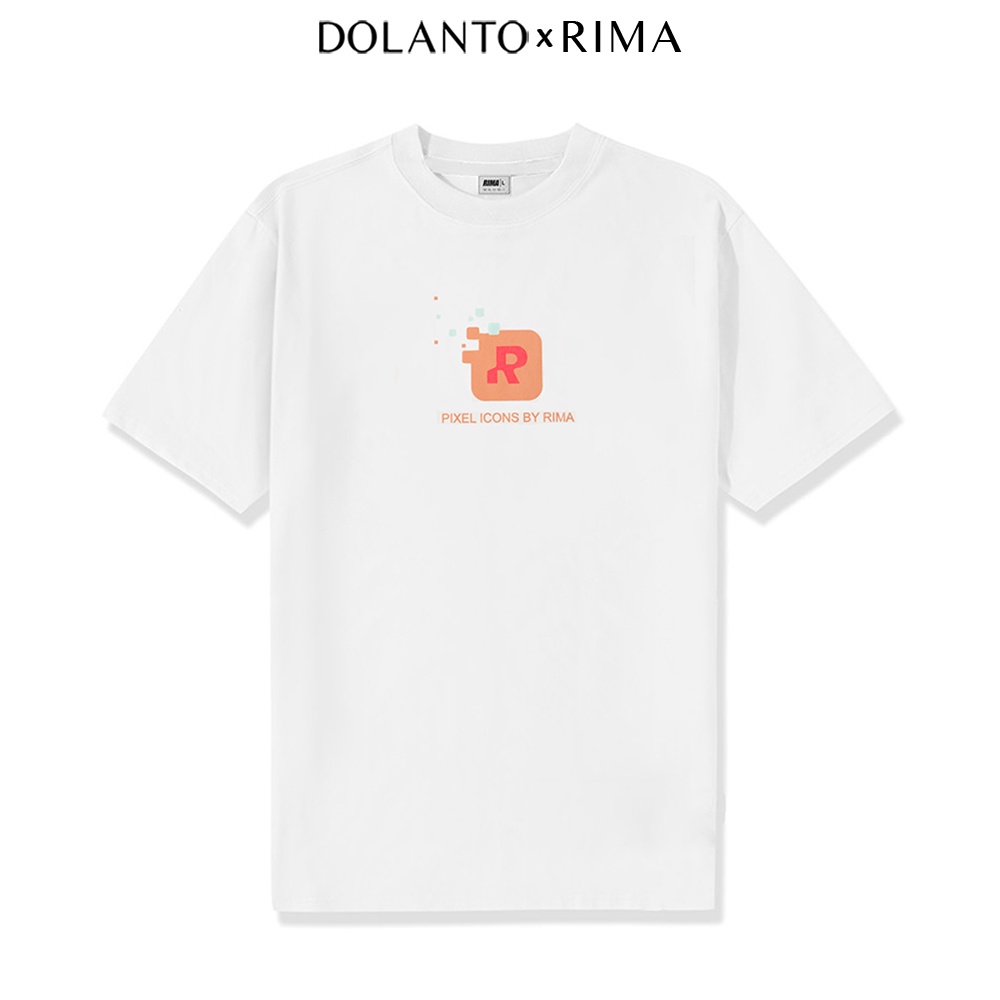 Áo Thun Tay Lở PIXEL Phông Rộng Nam Nữ DOLANTOxRIMA Unisex Cotton Cao Cấp Đẹp Ngắn Freesize Hình Họa Tiết RIMA